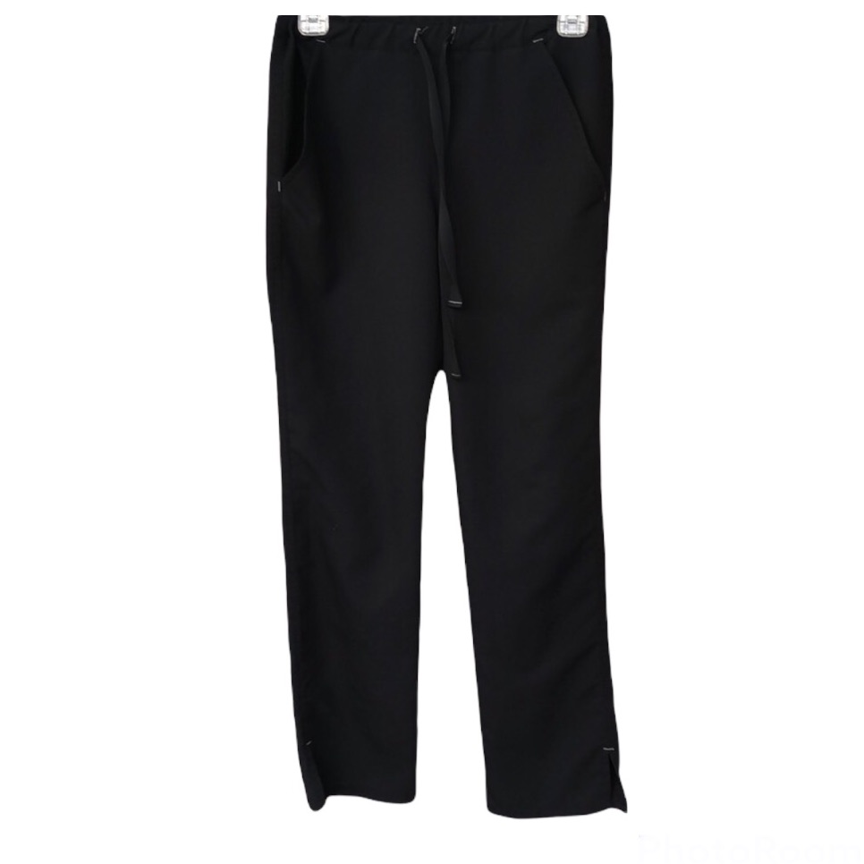 Figs Basic Black Drawstring Scrub Pants